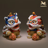 铜师傅《狮舞吉祥》客厅桌面铜狮子摆件 家居装饰工艺品 乔迁礼物 商品缩略图2