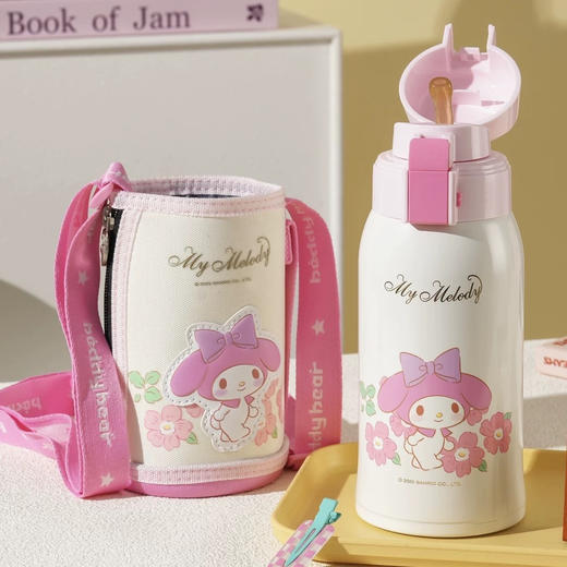 杯具熊超级飞侠保温杯带杯套高颜值双饮杯儿童学生便携不锈钢水杯 商品图7