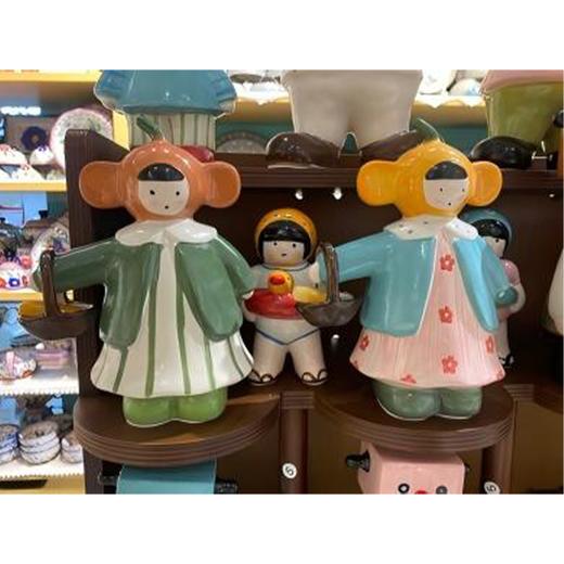 瓷器摆件TEEMJADE赶集女孩 商品图0
