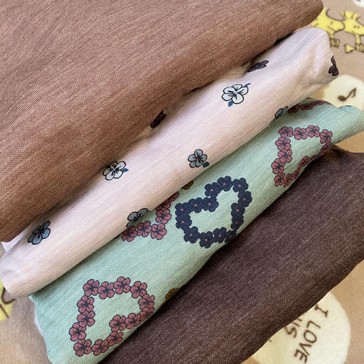 53%美丽诺羊毛40%棉敏肌不扎 女士内衣打底套装 商品图2