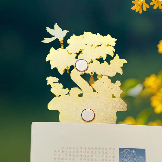 金枝桂叶金属冰箱贴 国潮创意磁吸宫廷风装饰贴 商品图3