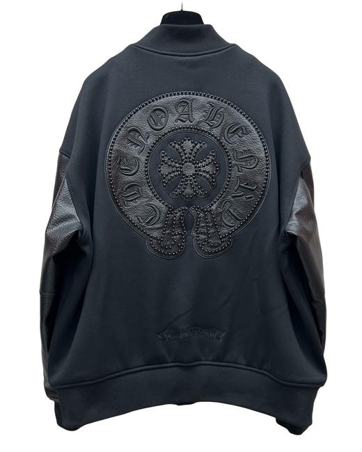 中性款钉珠拼接棒球服外套he009 商品图1