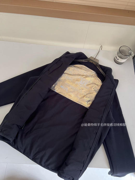 迪桑特男款拼接绵羊毛羽绒棉摇粒绒锁温外套 商品图8