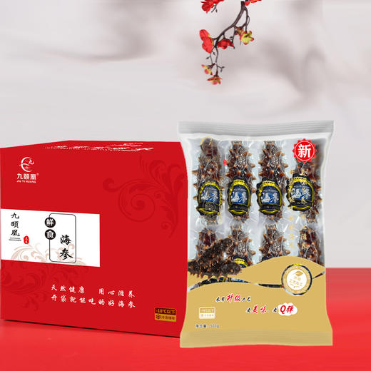 【分销】九颐凰鲜食海参（鲜嫩款），选用5年左右辽宁底播成年海参，个头大、品相好 商品图1