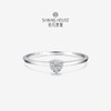 【甄选钻饰】【专享】钻石世家 Cherish系列 18K金钻石戒指 女士钻戒简约三爪可叠戴可尾戒 商品缩略图0