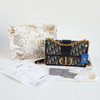 【95新】Dior迪奥30 Montaigne系列M9208UTZQ_M928中号老花蒙田30链条包单肩斜挎包女士261125NJT17 商品缩略图1