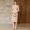 IWY/奶茶杏色高级感西装套裙女职业装通勤两件套秋冬长袖美容院工作服25CS900 商品缩略图2