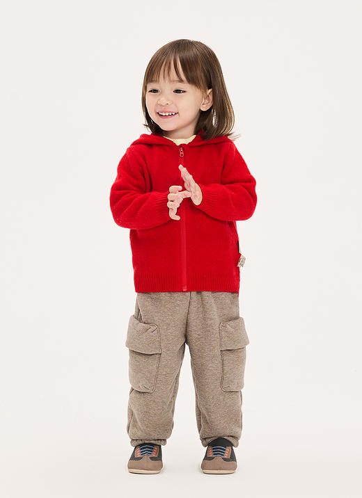 jnby  25年冬款  短款开襟毛衫  YPA311420 商品图4