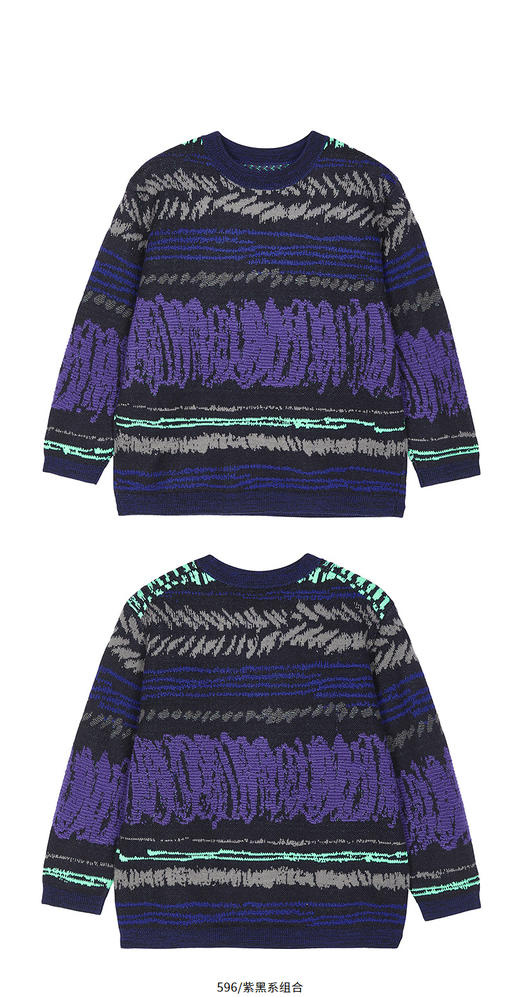 jnby  25年冬款  长袖套头毛衫  1PA312810 商品图6