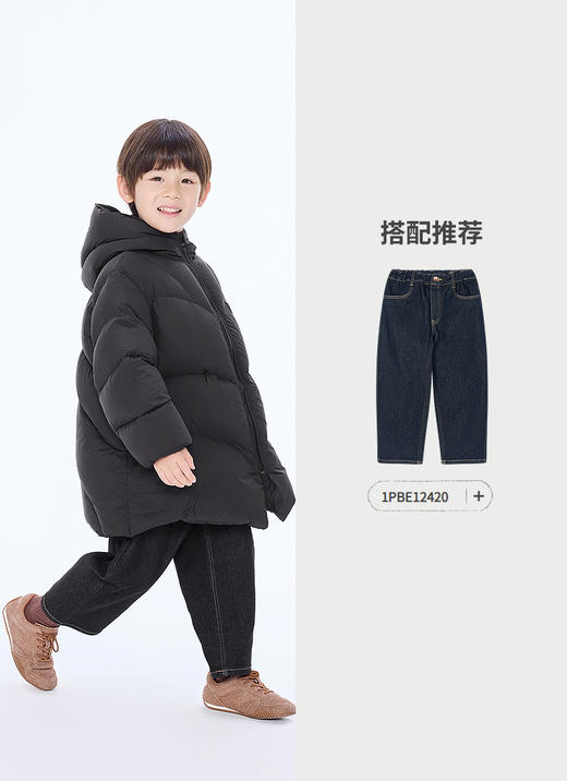 jnby  25年冬款  中长款鹅绒服   1PBC12690 商品图5
