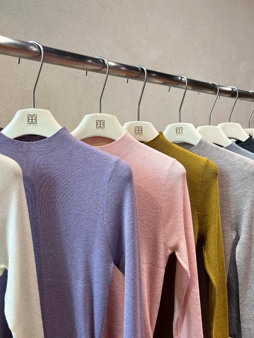 PIANAI冷小姐# 多色【半高领】羊毛打底衫 商品图3