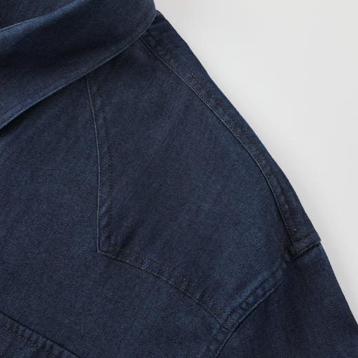 GXG男装【莱赛尔】25秋季时尚百搭日常通勤休闲翻领长袖男式衬衫K&C 商品图8