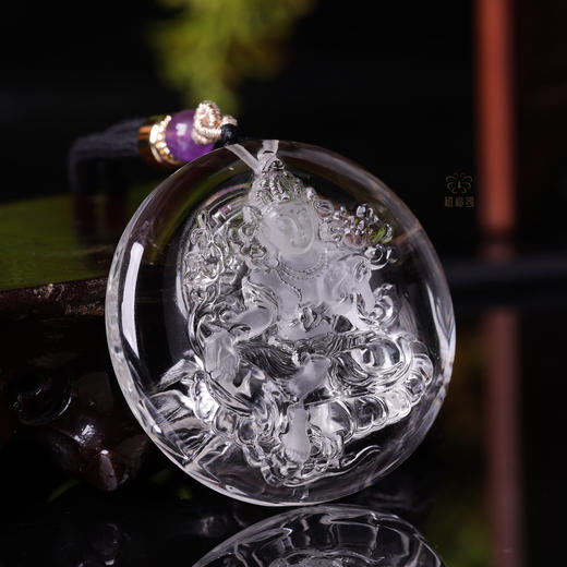 【度母】白水晶守护神坠   ZX2511135 商品图4