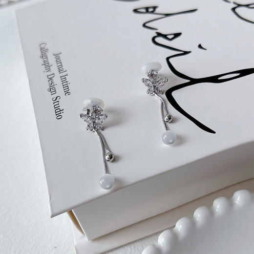 气质小众百搭蝴蝶流苏耳夹-纪念日百货门店同款167750663 商品图1