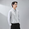 GXG男装【含桑蚕丝】25秋季简约纯色日常休闲男式翻领长袖衬衫K&C 商品缩略图5