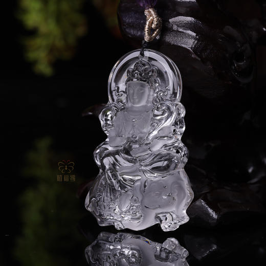 【普贤菩萨】白水晶八大守护神坠    ZX2511158 商品图1