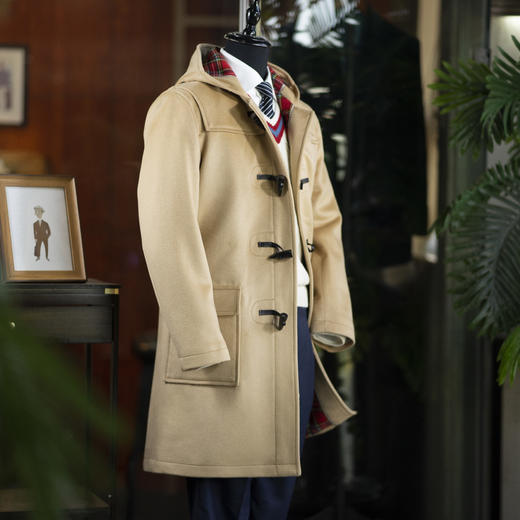 新款秋冬牛角扣大衣  三色可选 商品图2