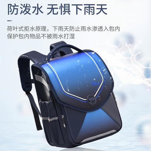 新款芝麻宝贝小学生翻盖书包大容量防泼水6-12岁太空包儿童双肩包 商品图1