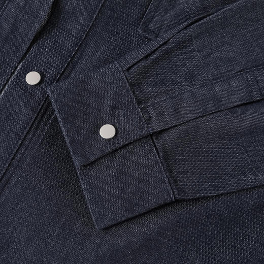 GXG男装【贴布口袋】春季男款时尚休闲牛仔翻领长袖衬衫K&C 商品图11