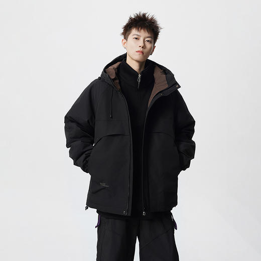 【YW】无忧购男女同款棉衣工装连帽外套冲锋衣宽松户外休闲防风夹克外套752#（截单后7天发货) 商品图4