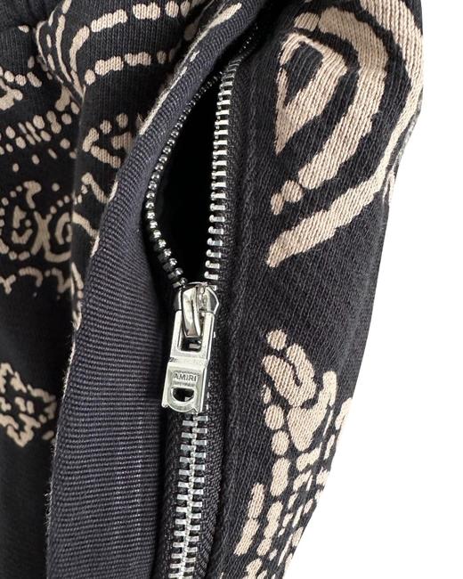 男款毛圈纯棉腰果花长裤 可配套装he 商品图2