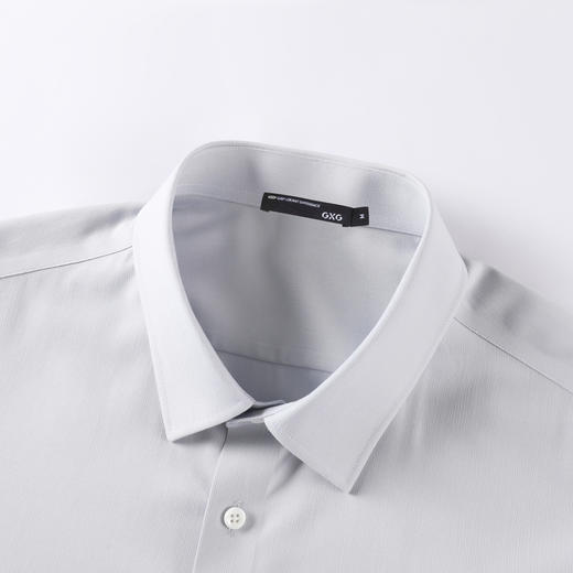 GXG男装【含桑蚕丝】25秋季简约纯色日常休闲男式翻领长袖衬衫K&C 商品图10