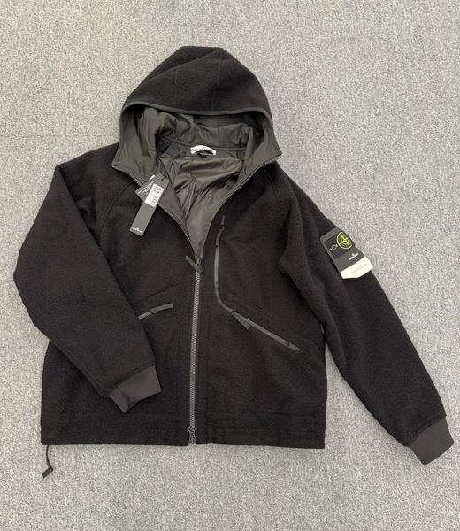 中性款摇粒绒连帽外套he 商品图0