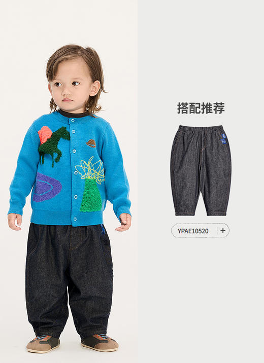 jnby   25年冬款  短款开襟毛衫 YPA311260 商品图7