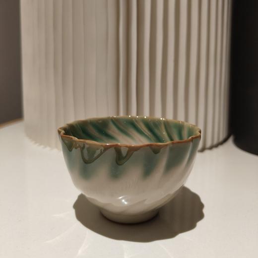 青白好运主人杯（小）-华宁陶 商品图0