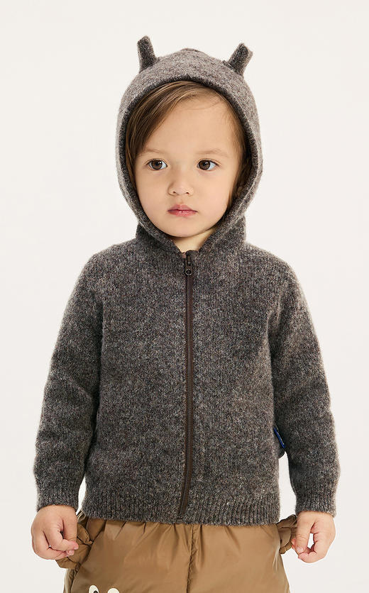 jnby  25年冬款  短款开襟毛衫  YPA311420 商品图6