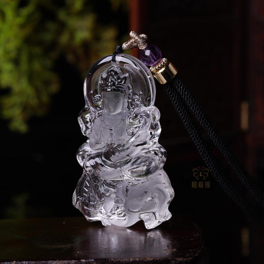 【普贤菩萨】白水晶八大守护神坠    ZX2511158 商品图3
