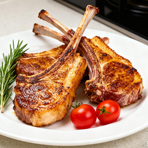 金陇雪有机羔羊原切法式羊排 国产羊肉生鲜食材羊排烧烤食材 1斤装 商品图7