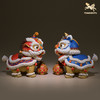 铜师傅《狮舞吉祥》客厅桌面铜狮子摆件 家居装饰工艺品 乔迁礼物 商品缩略图3