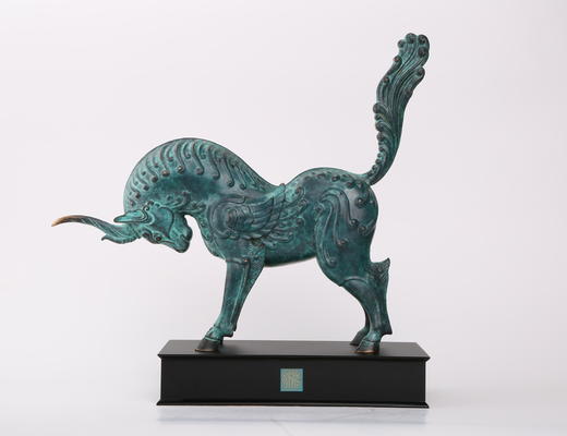 铜质獬廌摆件｜中华法律图腾 商品图0