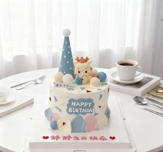 生肖玩偶生日帽(可改女宝配色)卡通蛋糕-低糖处理无添加 商品图2