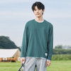 GXG男装【100%棉】秋季简约百搭舒适休闲打底衫男式圆领长袖t恤K&C 商品缩略图6