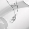 【甄选钻饰】【专享】钻石世家 爱随心动 白18K金钻石吊坠 显钻效果钻石车花工艺 送女友礼物情人节表白礼物（赠送银十字链项链一条，45厘米可调节） 商品缩略图5