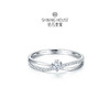 【甄选钻饰】【专享】钻石世家 18K金钻石戒指 爱的嫁纱 钻石戒指 经典爪镶4爪钻石戒指 求婚表白送礼群镶戒指（主石10分，副钻7分） 商品缩略图1