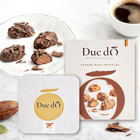 【新品上架】得多听装覆片松露形牛奶巧克力制品225g/盒装200g   蓬松顺滑 入口即化 045572/043968