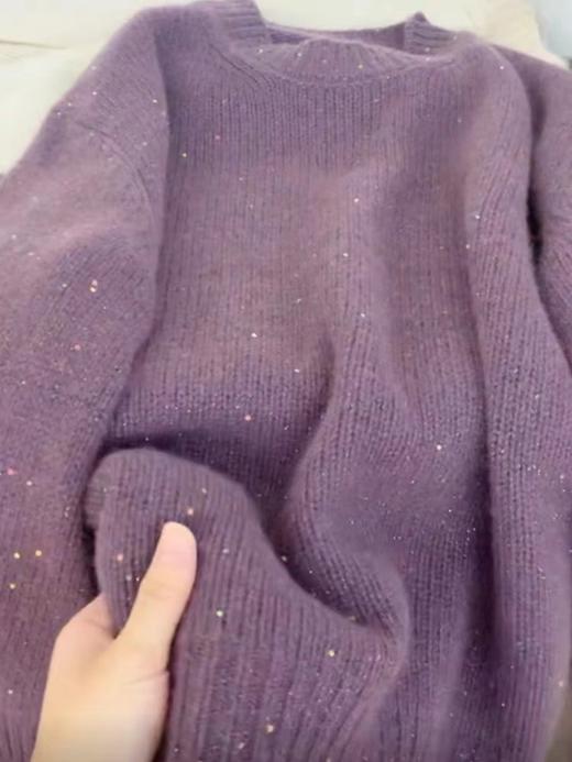 RMMZ1122#浣熊绒星空毛衣 商品图2