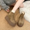 【YW】无忧购厚底增高显腿长雪地靴女秋冬季时尚马丁靴防滑棉鞋F16 （截单后3-5天发货） 商品缩略图2