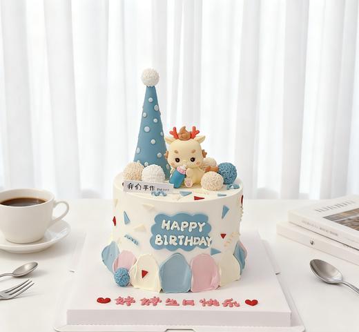 生肖玩偶生日帽(可改女宝配色)卡通蛋糕-低糖处理无添加 商品图3