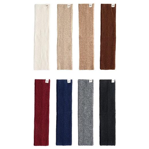 【穿搭灵感·羊毛混纺保暖堆堆腿套】纯色竖条纹羊毛针织袜套 商品图4