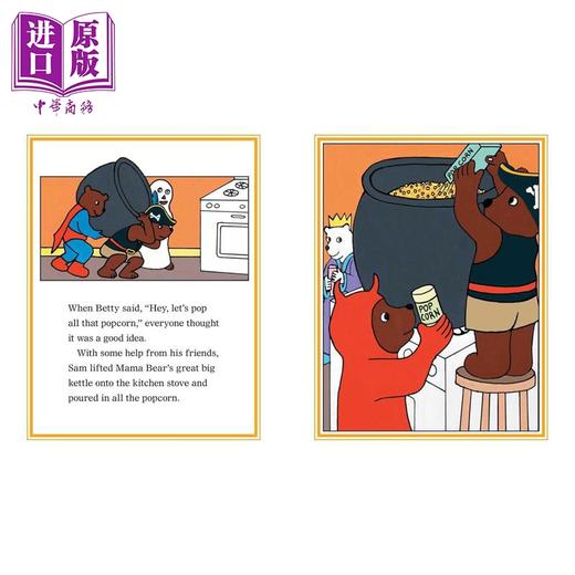 预售 【中商原版】月亮小熊 爆米花 Frank Asch Popcorn 英文原版 儿童绘本故事书 获奖作家兼插画家弗兰克阿什绘著经典 进口童书 商品图3