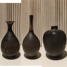 苏打烧铁胎小花器