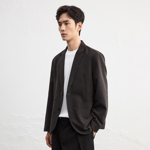 GXG男装25秋季时尚百搭舒适简约商务通勤男式休闲西服外套上衣K&C 商品图1