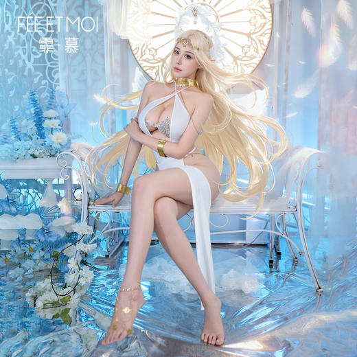 【情趣内衣】霏慕 耀月女神雅欲连体衣套装ZY107 商品图4