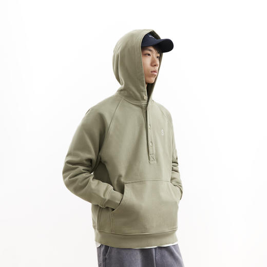 吃茶去chichaqu25秋冬重磅全棉带帽卫衣复古宽松加厚纯棉刺绣葫芦 商品图10