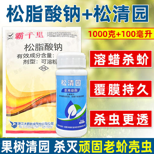 45%松脂酸钠纳松清园大鹏松树脂整袋松精油正牌清园剂杀虫剂正品 商品图0