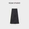 ROMI STUDIO“云感徜徉”绵羊毛混纺优雅软糯微A半身裙 RWCAX86827 商品缩略图0